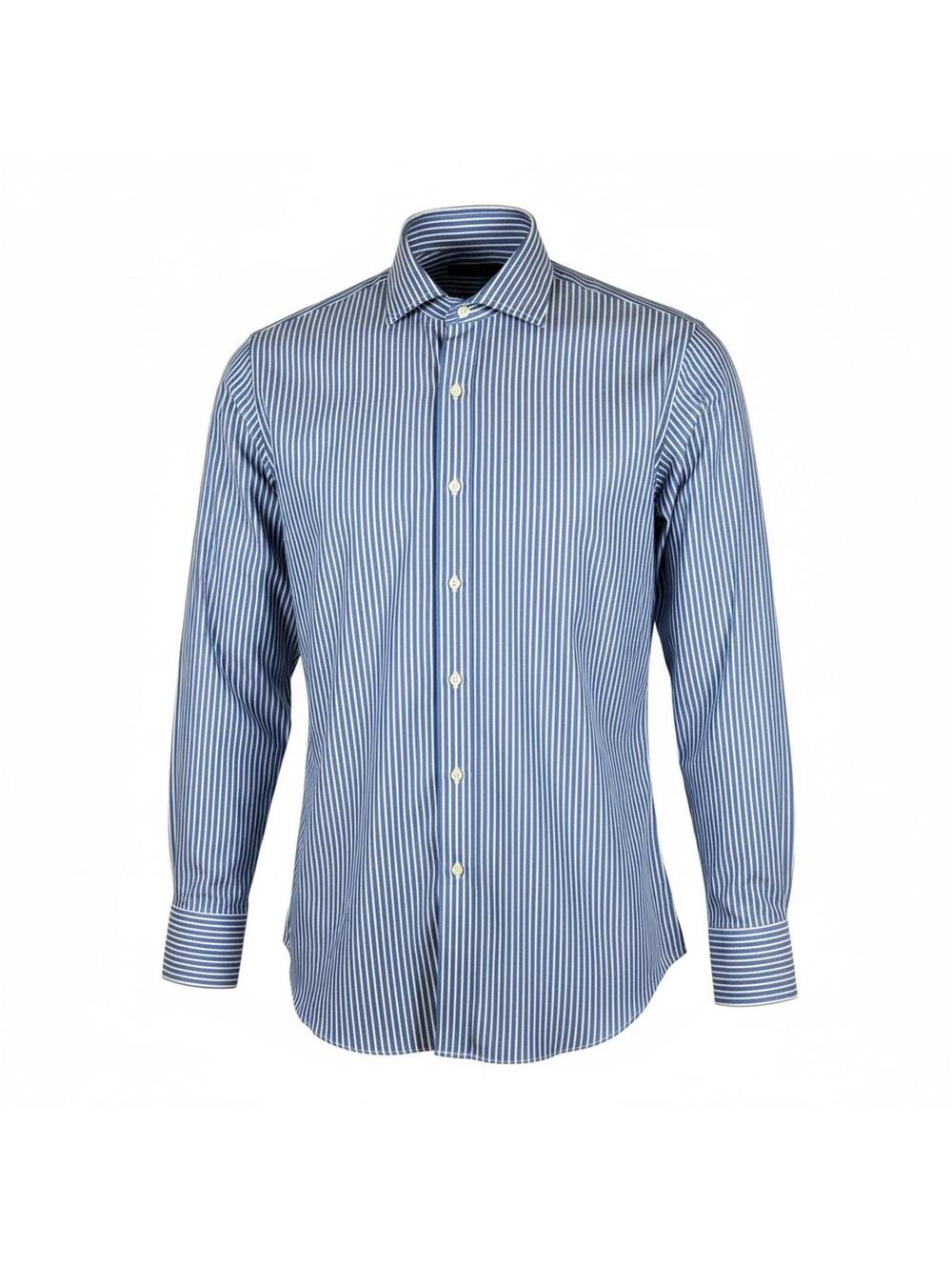 Brooks Brothers Men's 1818 Regent Fit 16.5 34/35 Blue White Red 100% Cotton